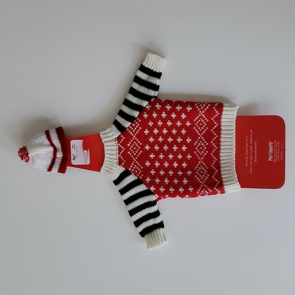 Pier 1 Imports Christmas Reindeer 2 Piece Bottle Cover Set NWT - Picture 5 of 6